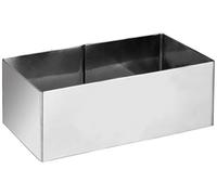 Ibili ARO DE EMPLATAR Rectangular INOX 8X5X4,5, Stainless Steel, Plateado, 8 x 5 x 4.5 cm