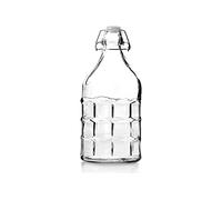 IBILI - Botella 1 lt, Vidrio, Reutilizable, Modelo aleatorio