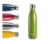 IBILI Botella termo doble pared musgo 500 ml, Acero Inoxidable 18/10, Doble pared, Reutilizable