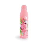 IBILI - Botella Termo para líquidos Smart Flamingo 500 ml, Acero Inoxidable 18/10, Doble pared