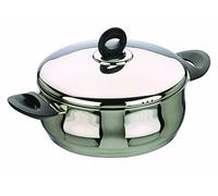 Ibili Cacerola con Tapa INOX Bali 28 CMS, Acero Inoxidable