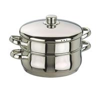 IBILI - Cacerola vapor oslo, 24 cms, Acero inoxidable, Apta para induccion