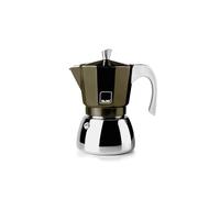 IBILI - Cafetera express Elba Coffee, 3 tazas, 150 ml, Aluminio fundido, Base de Acero Inoxidable, con reductor para 2 tazas Apto para inducción