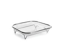 IBILI - Cestillo Cuadrado Air Fryer 19,50X4,50 cms, Acero Inoxidable 18/10 -Especial para Freidora de aire