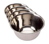 IBILI Clásica - Bol INOX, 19 centímetros (Paquete de 4)
