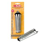 Ibili RALLADOR Nuez MOSCADA INOX, Stainless Steel, Plateado, 13.5 x 6 x 3 cm