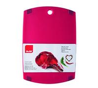 IBILI Cutting Board 33X23X1,5 Meats, Plastic Hdpe, Pink, 33 x 23 x 1 cm