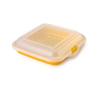 Ibili Deli - Porta Alimentos Reutilizable Para Sándwichs, Embutidos Y Quesos. Amarillo