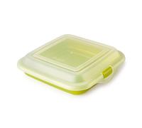 Ibili Deli - Porta Alimentos Reutilizable Para Sándwichs, Embutidos Y Quesos. Verde