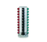 IBILI - Dispensador de capsulas de café Nespresso, 40 cápsulas, Giratorio, Aluminio