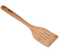 Ibili ESPATULA Perforada Madera 30 CM, Stainless Steel, marrón