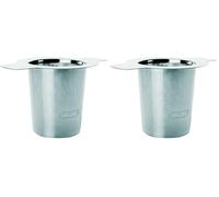 IBILI - Filtro para té e infusiones, Reutilizable, Acero inoxidable 18/10 (Paquete de 2)
