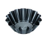 Ibili FLANERO Rizado Moka 21 CMS, Stainless Steel, Negro, 18 cm