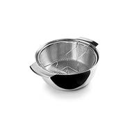 IBILI - Freidora con cestillo induktion, 24 cms, Acero inoxidable, Apto para induccion