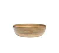 IBILI - Fuente de Bamboo Natural 25x8 cms para Alimentos Secos - Elegancia y Sostenibilidad en tu Mesa