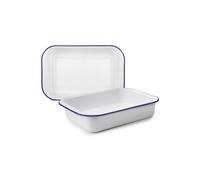 Ibili 905437 Fuente DE Horno Blanca 37X24X7,30 CM, Stainless Steel