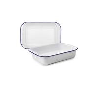Ibili Fuente de horno 905437 37 x 24 x 7,30 cm Acero inoxidable Blanca