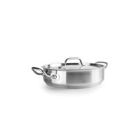 IBILI - Guisera Con Tapa Inox Ebbe 24 Cm, Acero inoxidable 18/10, Apto para induccion