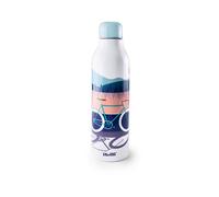 IBILI Botella termo doble pared Norabidea 500 ml, Acero Inoxidable 18/10, Doble pared, Reutilizable