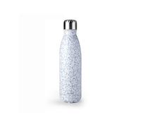 Ibili Botella termo Spring Blue 500 – Acero inoxidable 18/10, doble pared, reutilizable