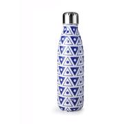 IBILI - Botella termo symbol blue 500, Acero Inoxidable 18/10, Doble pared, Reutilizable