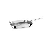 IBILI - Grill Ondulado 5Ply Element 28 Cm, sin antiadherente, 5 capas, Apto para induccion