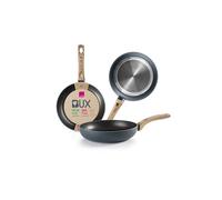 IBILI - Sarten bux, 28 cms, Aluminio, Mango madera, Antiadherente xylan, Apto para induccion