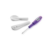 Ibili Termómetro-espátula 790900 Digital Acero inoxidable Morado/Blanco/Plateado