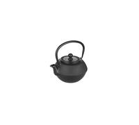 Ibili Tetera de hierro fundido 620007 – Tetera de mesa, asa plegable, 0.72 litros, negra