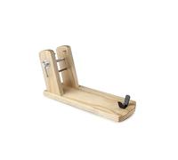 IBILI - Jamonero Encina con anchura ajustable, Madera de Pino, 46,5 x 18,5 x 25 cms