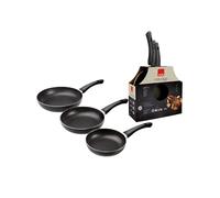 IBILI - Set de 3 sartenes inducta, 18 + 20 + 24 cms, Aluminio, Antiadherente, Apto para induccion