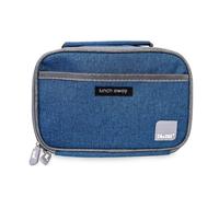 Ibili Lunch Away - Bolsa Térmica Porta Alimentos 3.75l. Incluye Recipiente De Vidrio. Azul