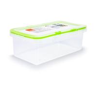 Ibili Lunch Away - Recipiente Rectangular De 0.8l En Plástico Pp05. Verde