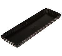 Ibili Moka Molde RECT.Moka Fondo MOVIL 36X13 CMS, Stainless Steel, Negro, 36 x 13 cm