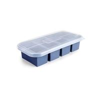IBILI - Molde de silicona para congelador con tapa con cierre seguro, Congelar alimentos, 4 raciones de 250 ml