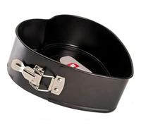 Ibili Molde Desmontable Corazon Moka 22 CM, Stainless Steel, Negro, 22 x 7.5 x 5 cm