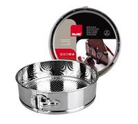 IBILI - Molde Desmontable Redondo 20 x 20 x 6,5 cms, Acero Inoxidable 18%