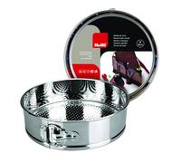 IBILI - Molde Desmontable Redondo 28 x 28 x 6,5 cms, Acero Inoxidable 18%