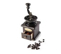 IBILI - Molinillo de café ajustable, Madera y Acero, Marron oscuro, Retro