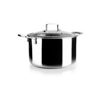 Ibili Olla acero triple capa, cocina natutal. Plata