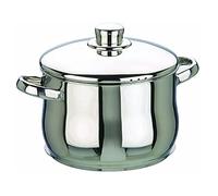 IBILI Olla con tapa Oslo 20 cms Acero inoxidable Apta para inducción