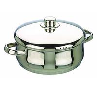 IBILI - Olla con tapa oslo, 26 cms, Acero inoxidable, Apta para induccion