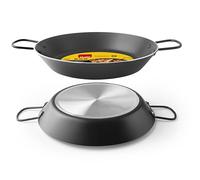 IBILI - Paellera nero - 34 cm - Aluminio - Antiadherente - 6 raciones