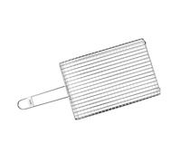 IBILI - Parrilla Doble para Kokotxas - 30x20x1 cm - Acero Inoxidable 18%