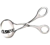 Ibili Pinza ALBONDIGAS INOX 34 MM, Acero Inoxidable, Plateado