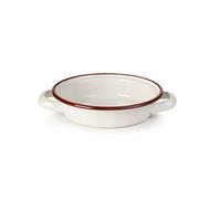 IBILI Plato DE Huevos Bordeaux 18 CM, Stainless Steel, Blanco
