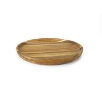 IBILI - Plato De Madera de Acacia con revestimiento de aceite 24 Cm