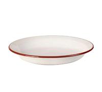 Ibili Plato Hondo Bordeaux 32 CM, Stainless Steel, White/Red, 32 x 32 x 5 cm
