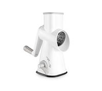 IBILI - Rallador Giratorio 3 en 1 con cuchillas intercambiables de Acero Inoxidable. Rodajas, rallado grueso, rallado fino, 36 x 11,5 x 25 cms