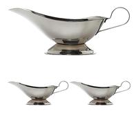 IBILI Salsera INOX 18/10, Stainless Steel (Paquete de 3)
